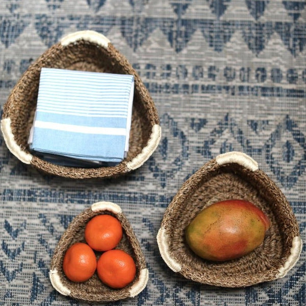 Sari Wrapped Organizing Baskets – Sojourns Fair Trade