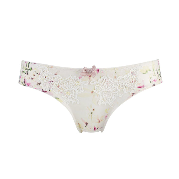 Sunbleached Floral - Silk & Organic Cotton Brief