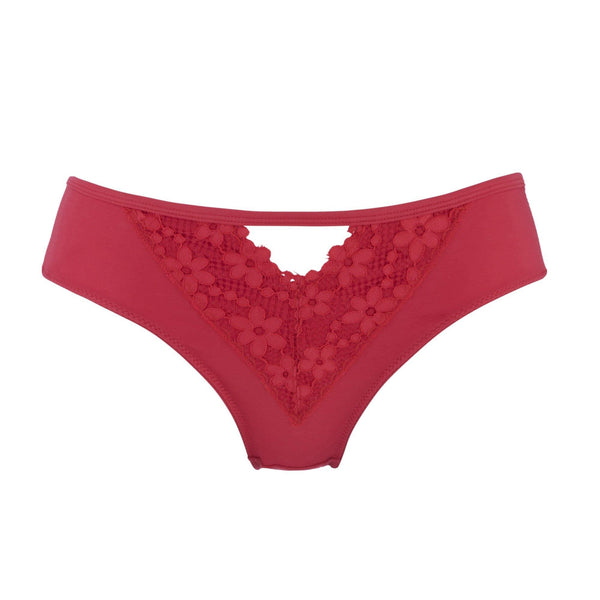 Passion Red - Silk & Organic Cotton Brief