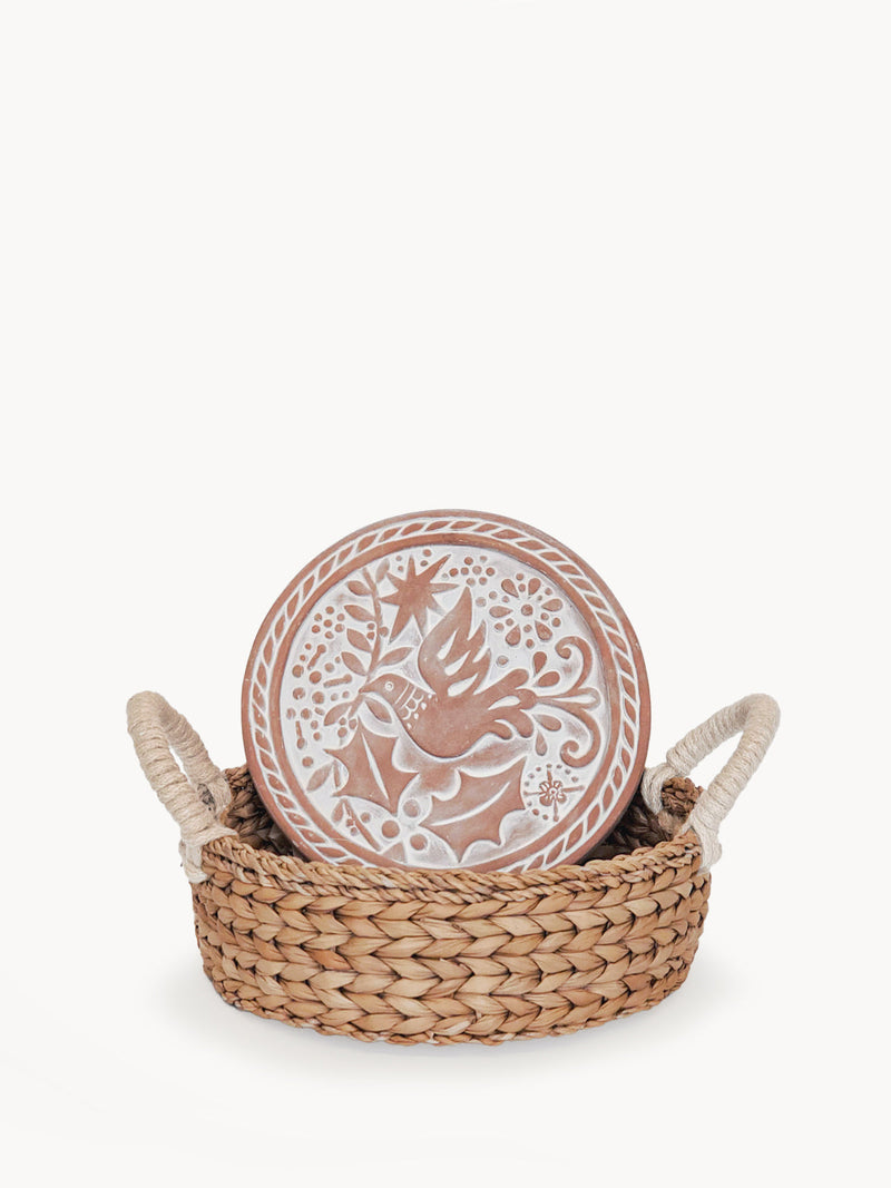 Bread Warmer & Basket - Bird Round