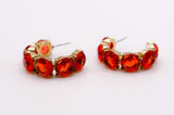 Crimson Elegance Earrings