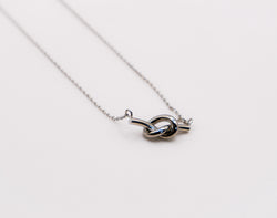 Eternal Knot Silver Necklace