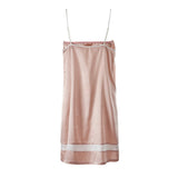 Organic Cotton & Silk Nightdress With Built-in Bra