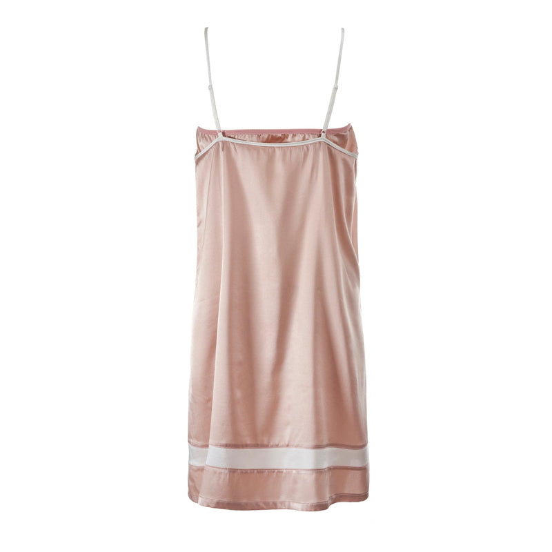 Organic Cotton & Silk Nightdress With Built-in Bra