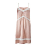 Organic Cotton & Silk Nightdress With Built-in Bra