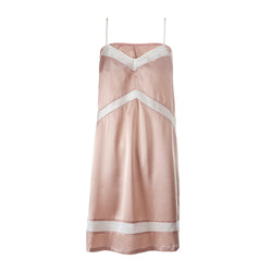 Organic Cotton & Silk Nightdress With Built-in Bra