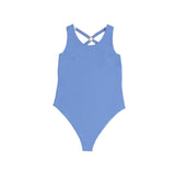 Santorini - Crisscross Swimsuit - Baby Blue Ocean Spray