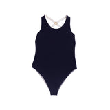 Santorini Swimsuit Pebble Dark Blue