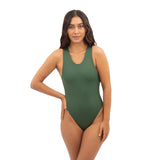 Santorini Swimsuit Seaweed Green