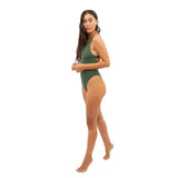 Santorini Swimsuit Seaweed Green