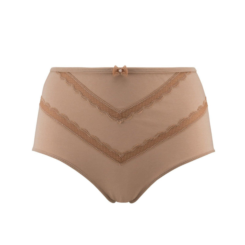 Vanessa- Silk & Organic Cotton Full Brief in Skin Tone Colours