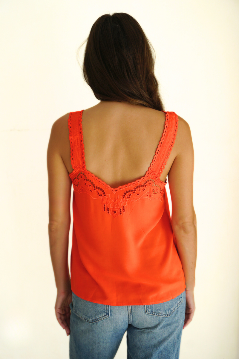 Iris Camisole in Orange Spritz