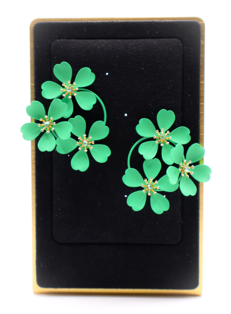 Green Blooms Earrings