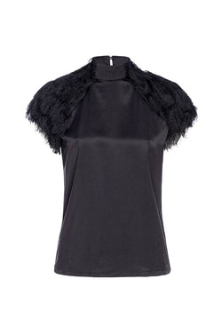 DARK ANGEL Mock Neck Top