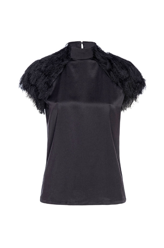 DARK ANGEL Mock Neck Top