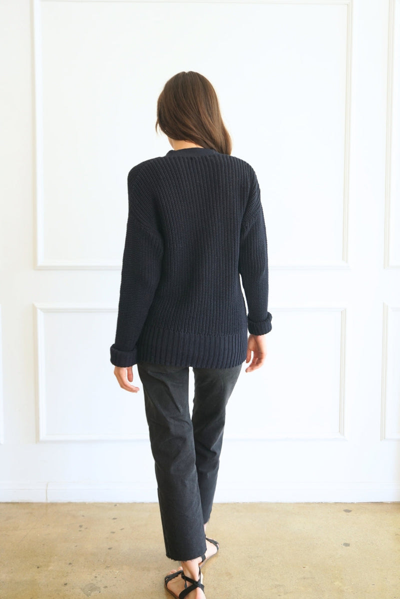 Emily Cardigan in Midnight Navy