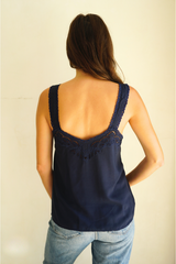 Iris Camisole in Midnight Navy