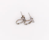 Whimsical White Gold Horseshoe Earrings