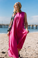 Romane Maxi Pink Dress