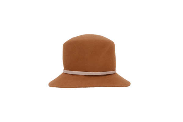 Cloche Brown Hat