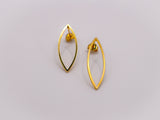 Golden Leaf Elegance Earrings