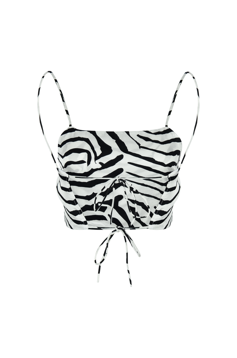 Zuri Top Tiger Print