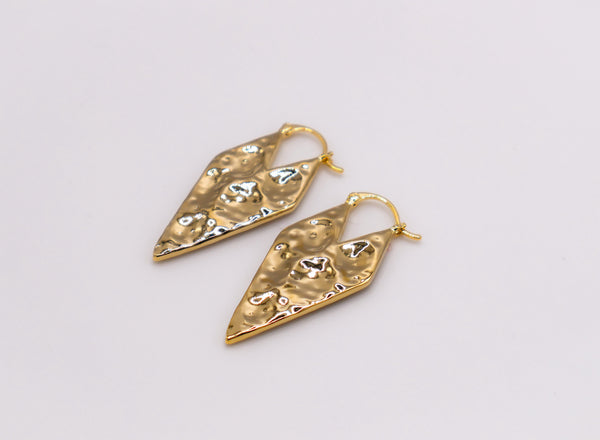 Gold Geometry Glam Earrings