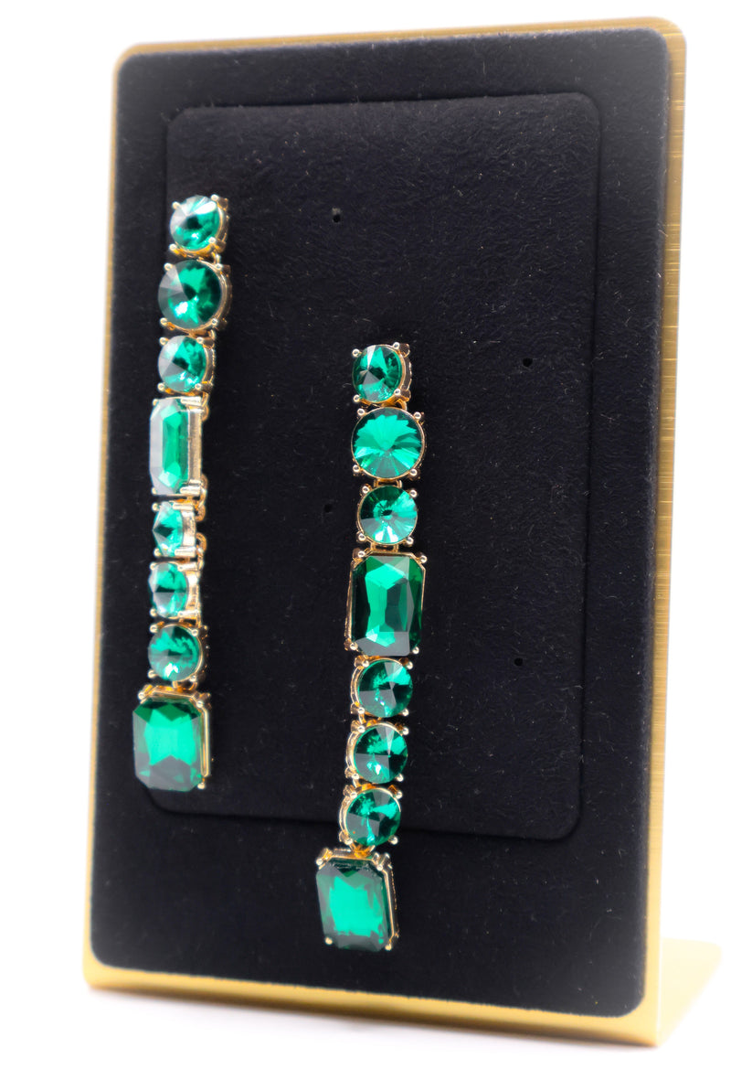 Emerald Cascade Earrings