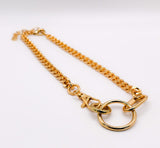 Golden Chain Cascade Necklace