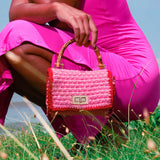 Airmail Petite Crochet Handbag