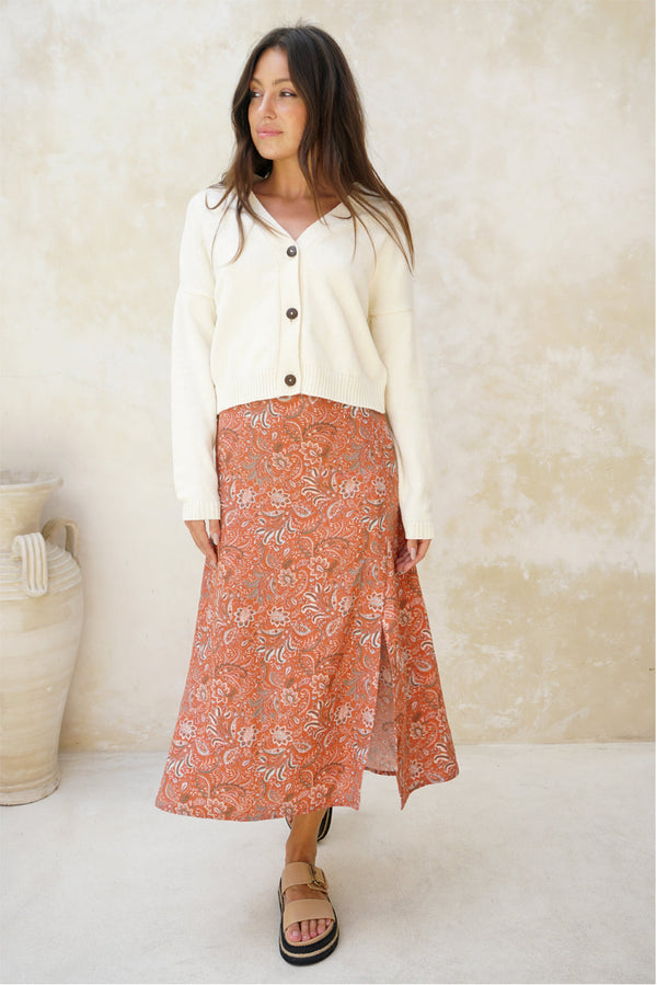 Avery Skirt in Sedona Paisley