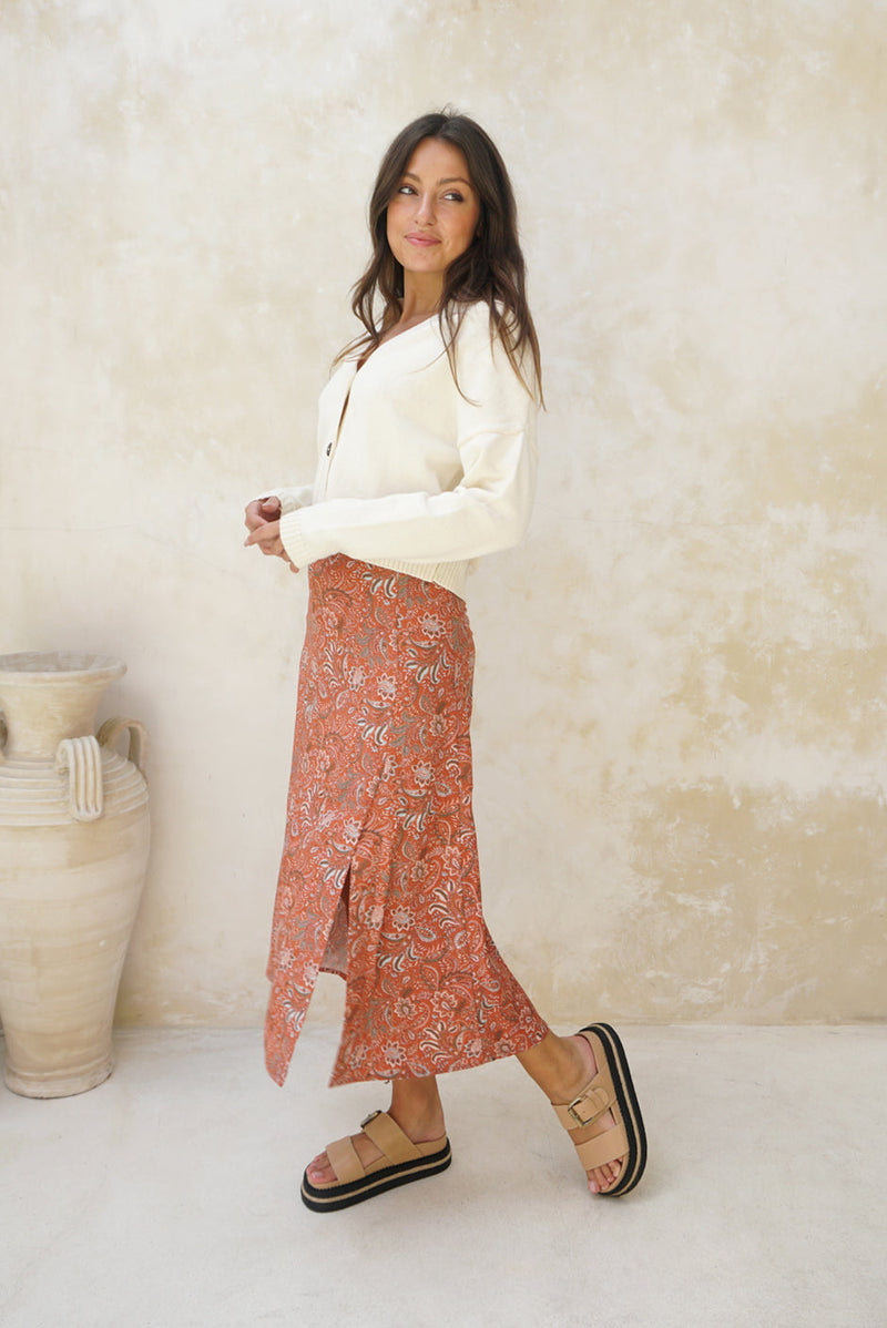 Avery Skirt in Sedona Paisley