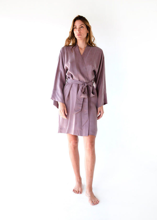 Blush Mini Kimono Robe