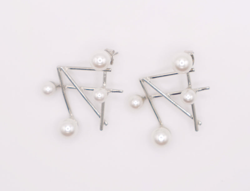 Pearlescent Futurista Earrings