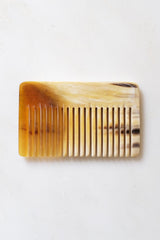 Chai Buffalo Horn Pocket-Sized Hair / Beard Comb