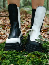 Boots Chelsea Yin & Yang en Cuir