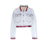 Danielle Denim Jacket With Red Lining