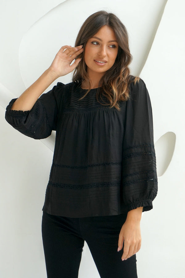 Dawn Blouse in Black