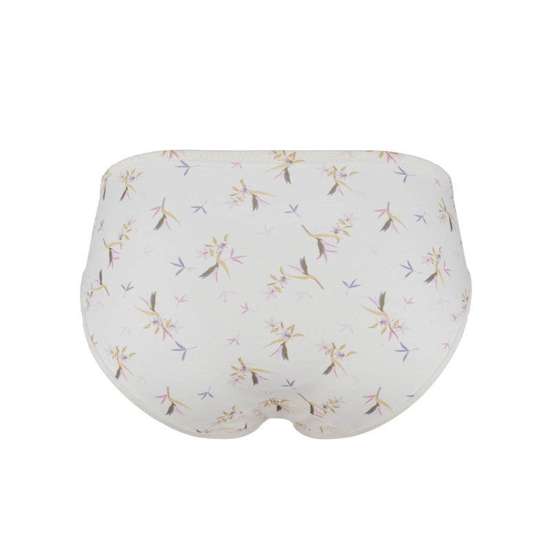 Ditsy Floral - Silk & Organic Cotton Brief