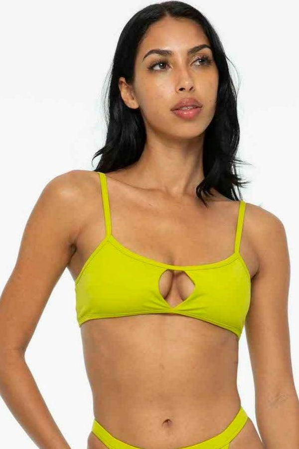 Gaia Bikini Top Lime