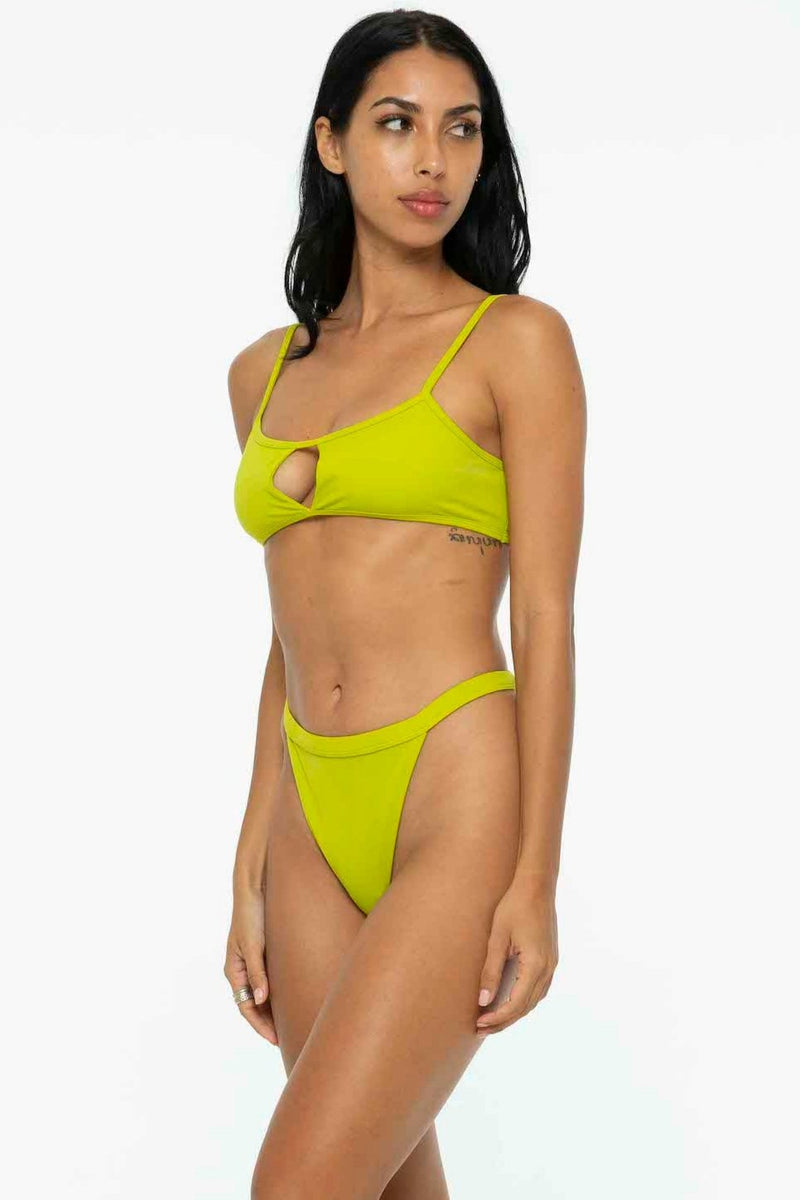 Gaia Bikini Top Lime