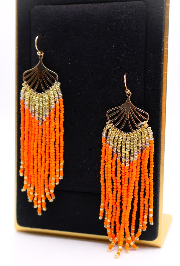 Golden Leaves Earrings