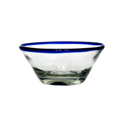 Blue Rim Tiny Bowl