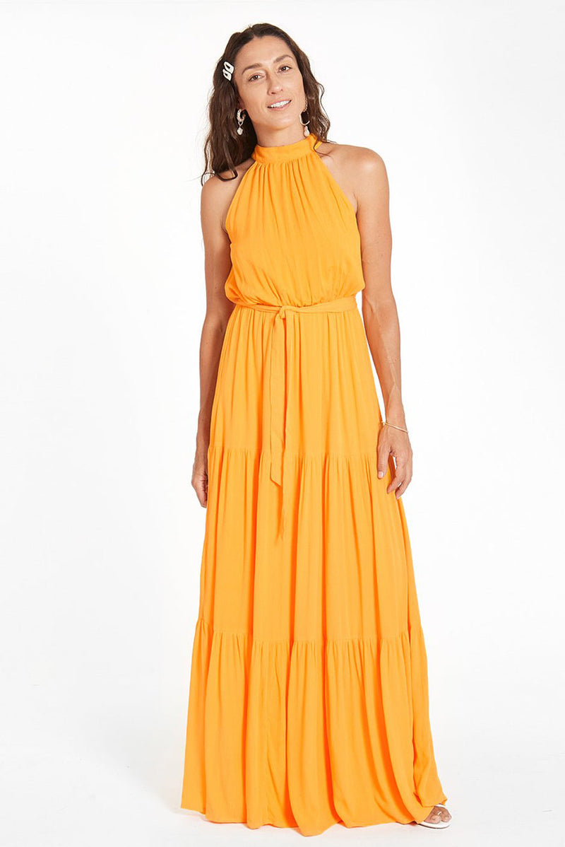 Gia Maxi Dress in Mango