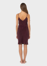 Merlot Grace Mini Cami Dress