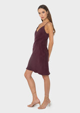 Merlot Grace Mini Cami Dress