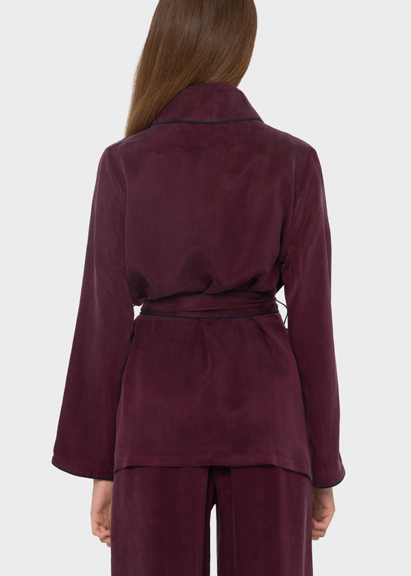 Merlot Grace Soft Blazer