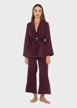 Merlot Grace Soft Blazer