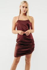 Halcyon Silk Dress Wine