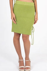 Pacific Knit Skirt Avocado